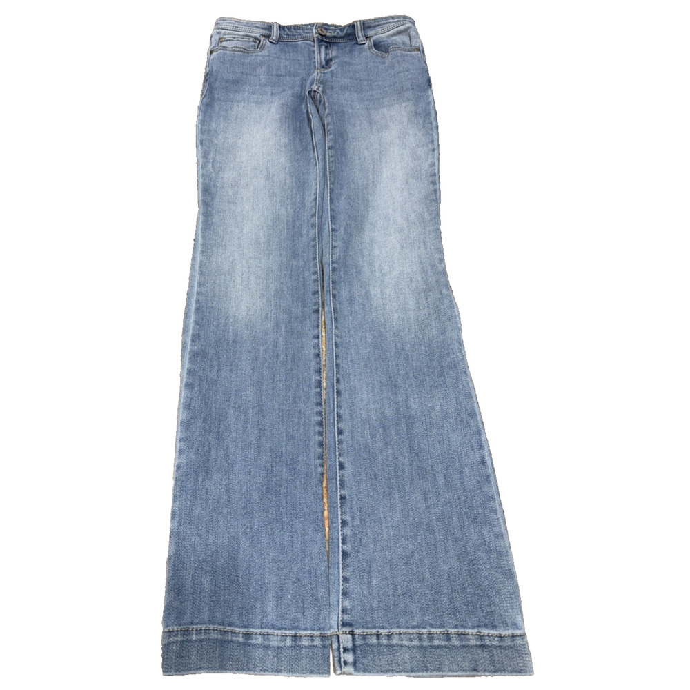 INC International Concepts Boot Leg Jeans Size 6 Light Wash Denim